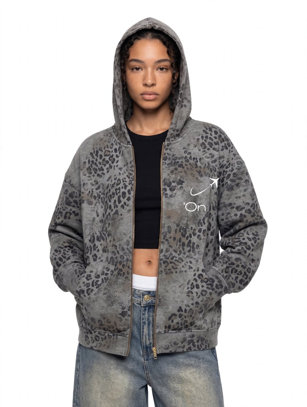 Untamed Luxury Vintage Leopard  Hoodie