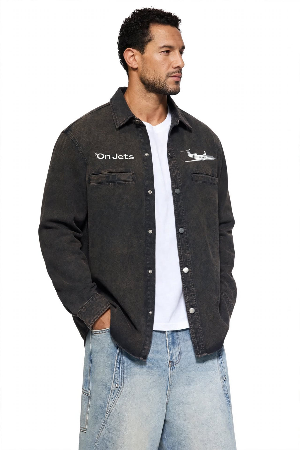 Denim Vintage Sky Heavy Jacket