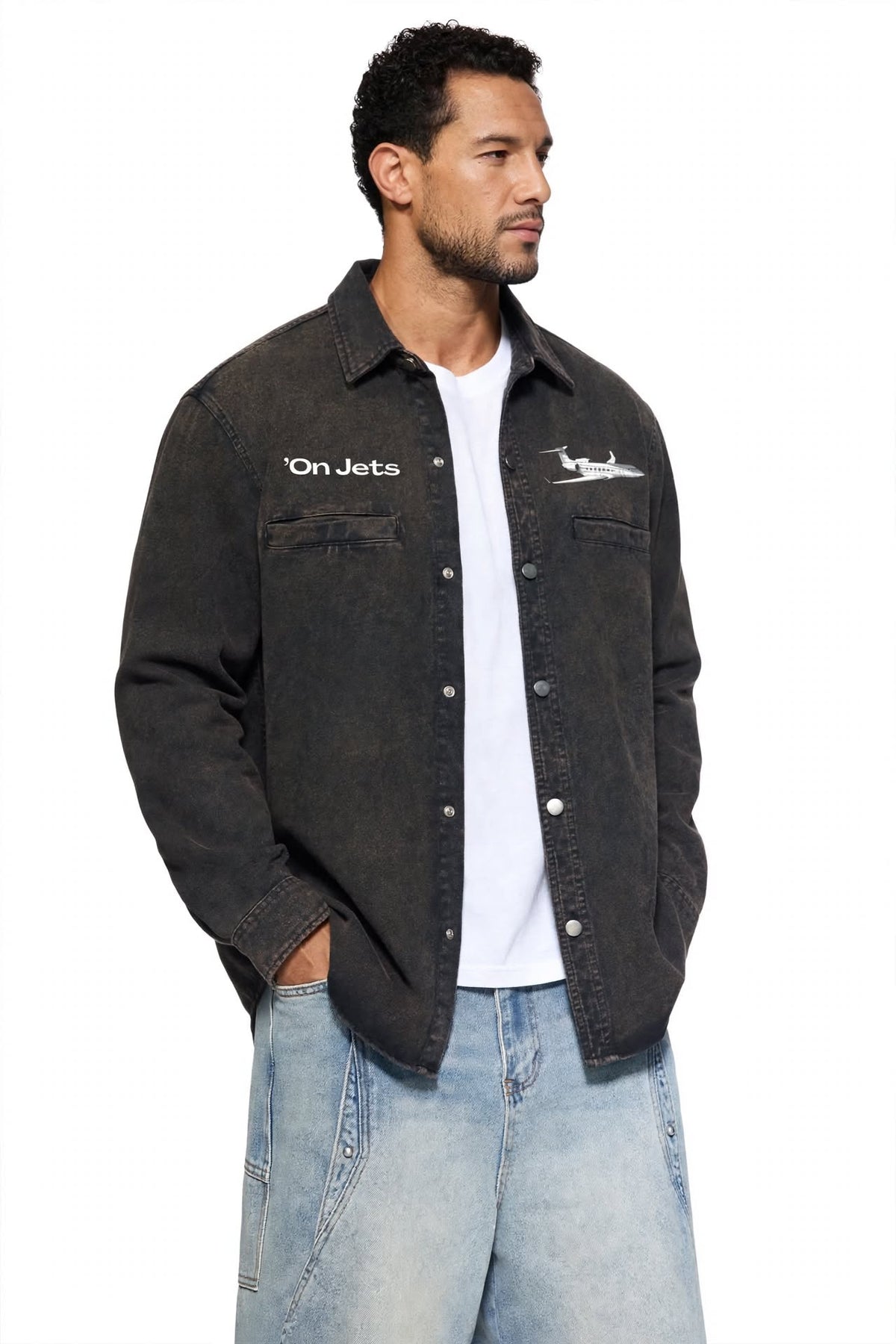 Denim Vintage Sky Heavy Jacket