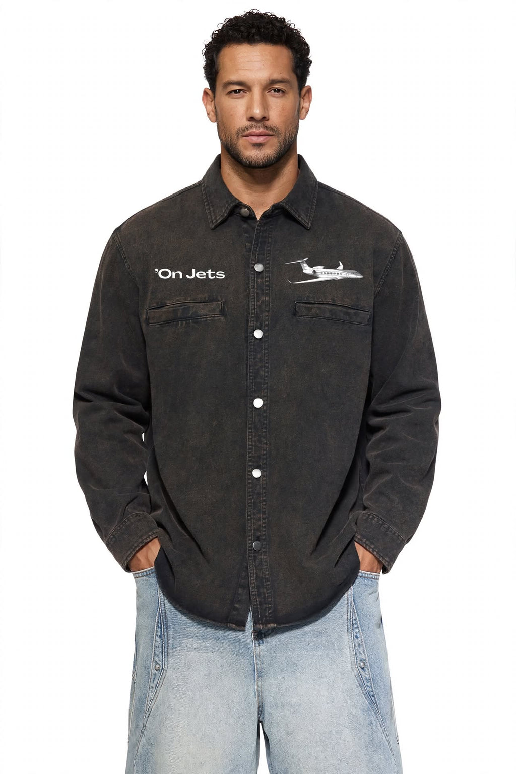 Denim Vintage Sky Heavy Jacket