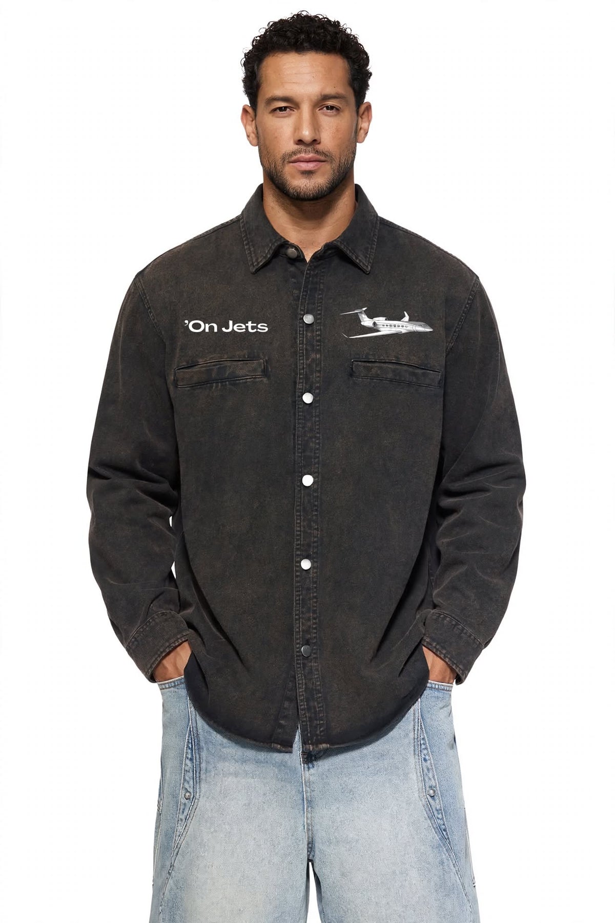 Denim Vintage Sky Heavy Jacket